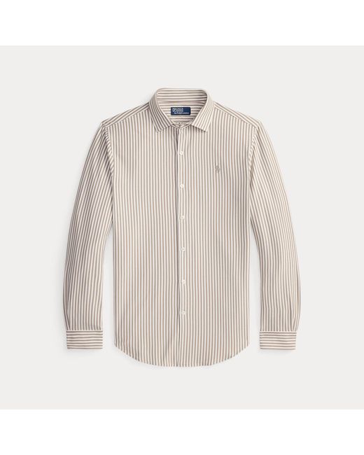 Polo Ralph Lauren Natural Striped Knitted Oxford Shirt for men
