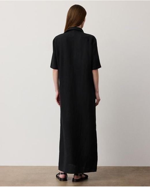 Vestido De Día Carol De Lino Ralph Lauren de color Black