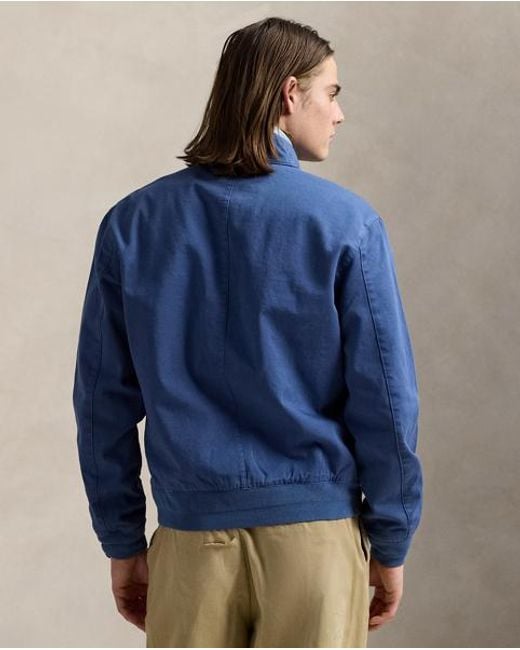 Polo Ralph Lauren Blue The Bedford Chino Jacket for men