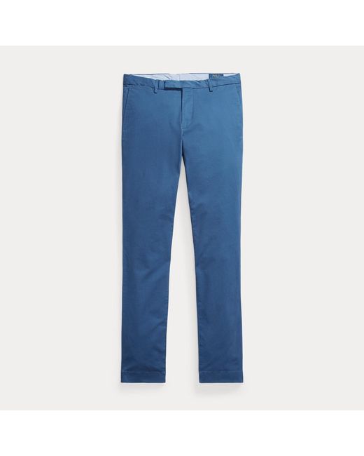 Polo Ralph Lauren Blue Greenwich Stretch Slim Fit Chino Trouser for men