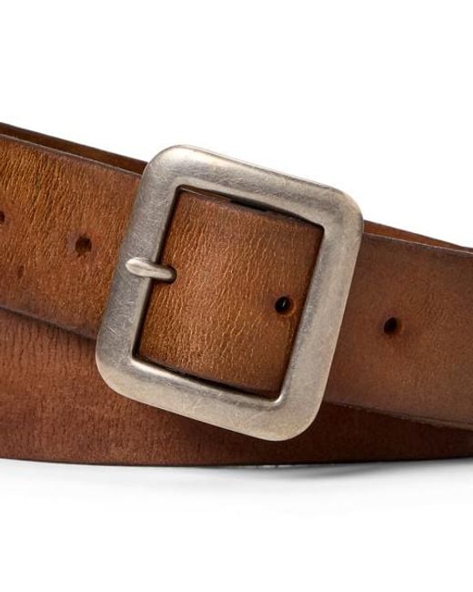 RRL Gürtel Aus Handpoliertem Leder in Brown für Herren