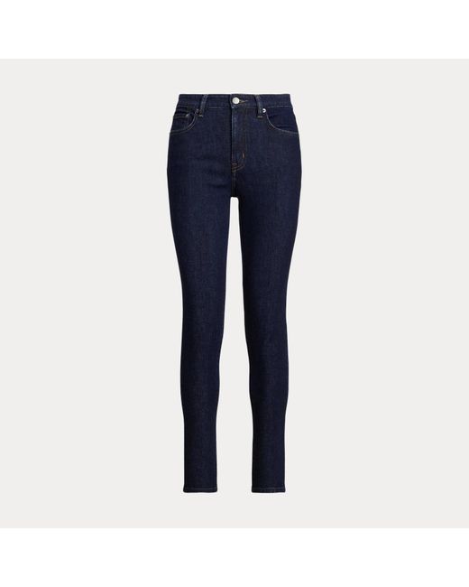Ralph Lauren Blue High-Rise Skinny Ankle Jean