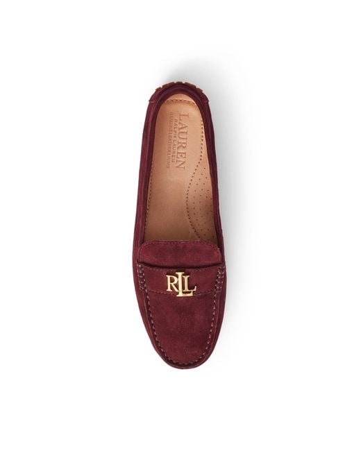 Ralph Lauren Multicolor Barnsbury Suede Loafer