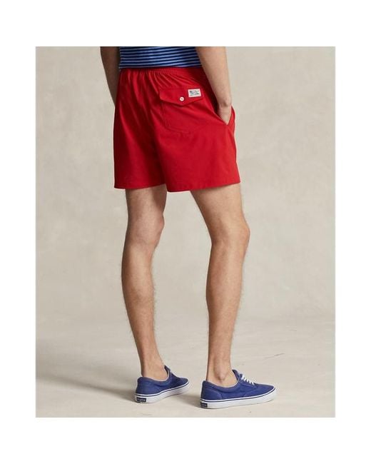Polo Ralph Lauren Blue 14.5 Cm Traveller Classic Swimming Trunk for men