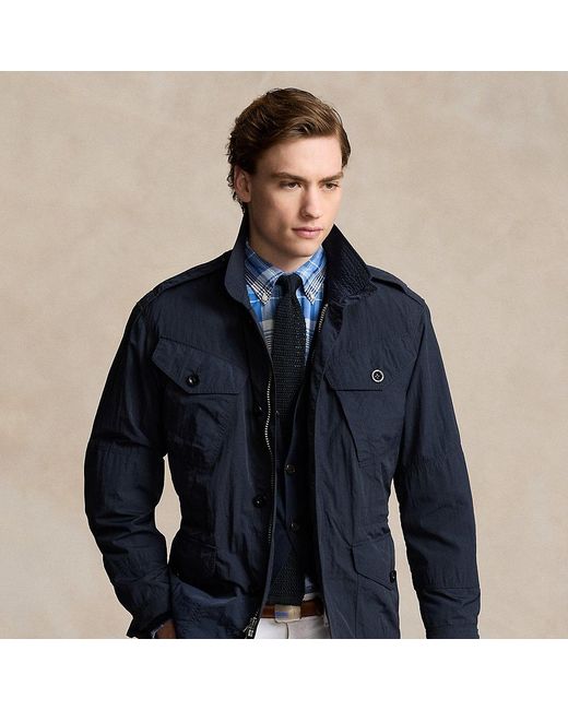 Ralph Lauren Blue Lightweight Field Jacket for men