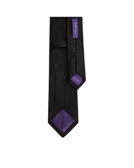 Ralph Lauren Black Ralph Lauren Basket-Weave Silk Tie for men