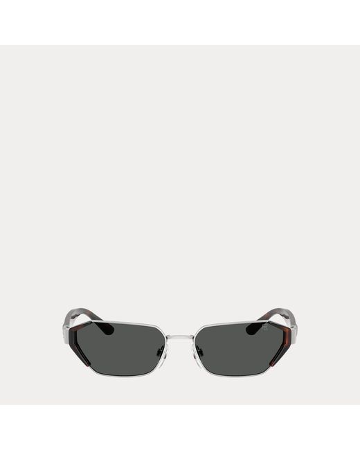 Ralph Lauren Metallic Rl Rectangle Sunglasses