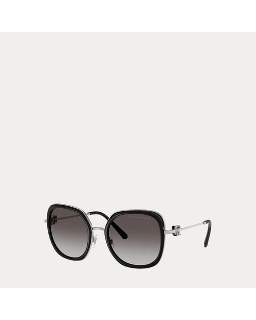 Ralph Lauren Gray Rl Square Sunglasses
