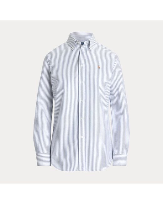 Polo Ralph Lauren Multicolor Stretch Slim Fit Striped Oxford Shirt