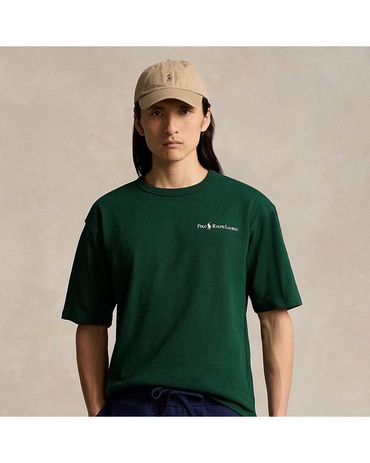 Polo Ralph Lauren Green Relaxed Fit Logo Jersey T-shirt for men