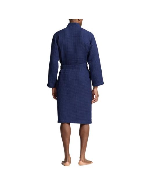 Polo Ralph Lauren Katoenen Piqué Badjas in het Blue voor heren
