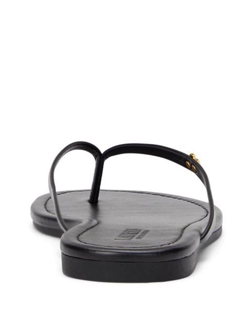 Ralph Lauren Black Ralph Raquel Leather Flip-Flop
