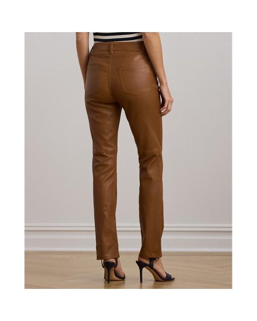Brown ankle pants discount
