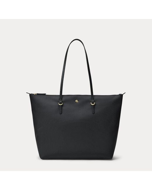 Ralph Lauren Red Nylon Large Keaton Tote Bag