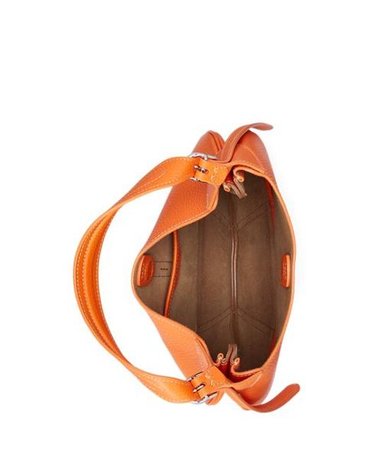 Polo Ralph Lauren Brown Polo Id Embossed Small Shoulder Bag