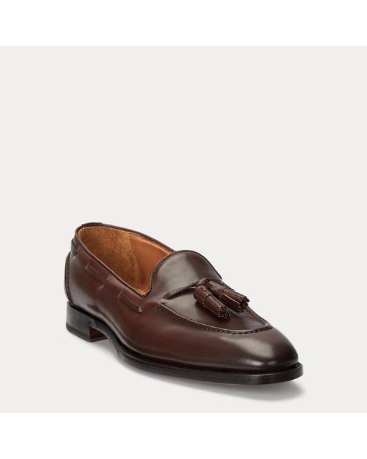 Ralph Lauren Luther Kalfsleren Loafer Met Kwastjes in het Brown voor heren