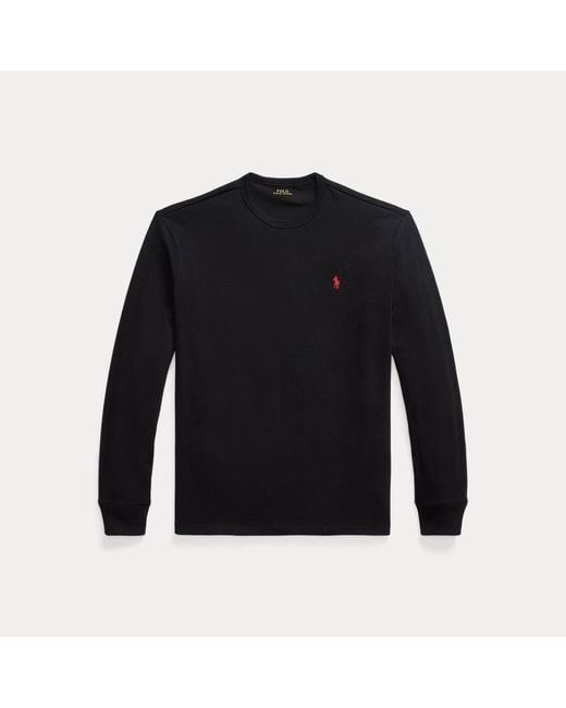Polo Ralph Lauren Black Classic Fit Long-Sleeve T-Shirt for men