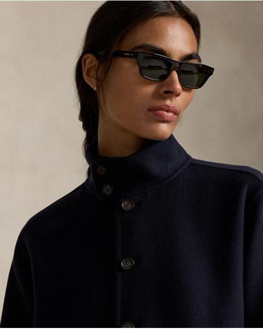 Polo Ralph Lauren Blue Double-Faced Wool Jacket