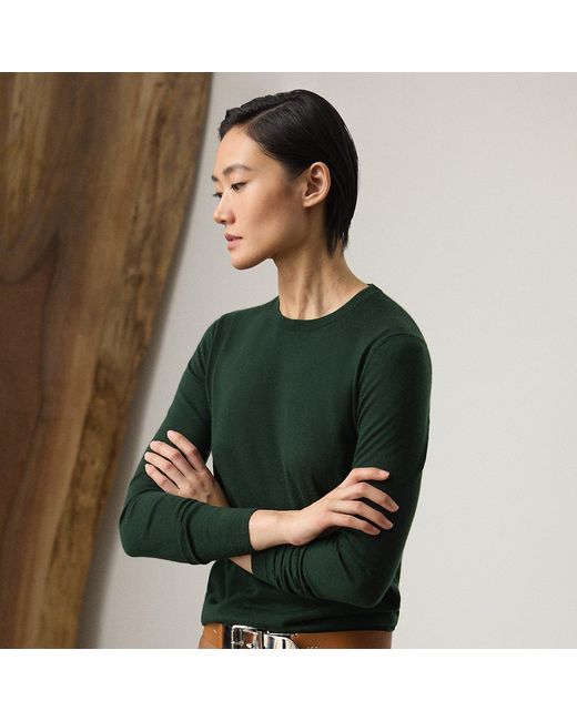 Ralph Lauren Green Ralph Lauren Cashmere Crewneck Sweater
