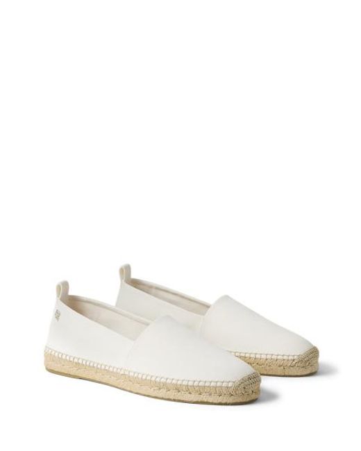 Ralph Lauren White Bosworth Linen-Silk Espadrille for men