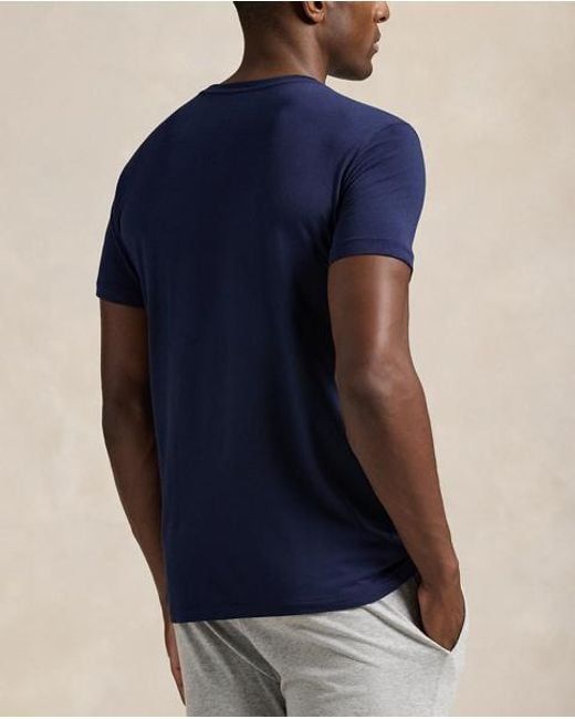 Polo Ralph Lauren Blue Slim Crewneck 3-Pack for men