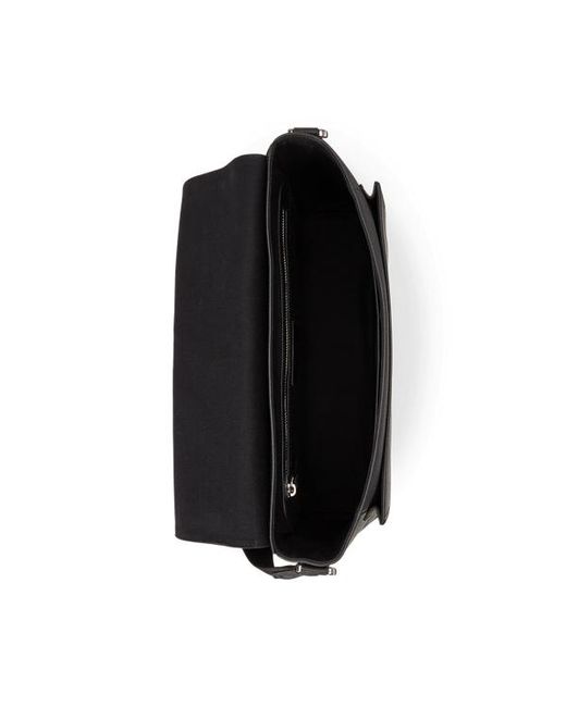 Borsa da postino in pelle martellata di Polo Ralph Lauren in Black da Uomo