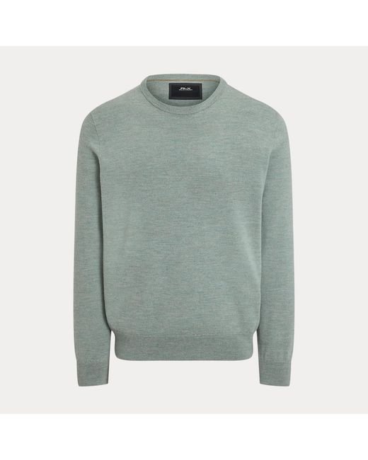 Ralph Lauren Green Wool Crewneck Jumper for men