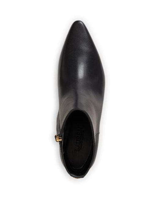 Ralph Lauren Black Francesca Calfskin Bootie