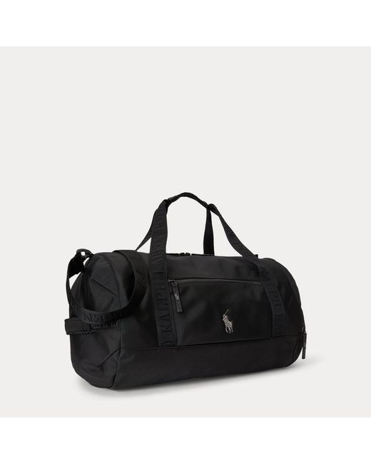 Polo Ralph Lauren Black Logo-Trim Duffel for men