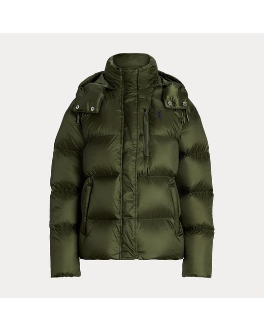 Polo Ralph Lauren Green Mid-Weight Down Puffer Jacket