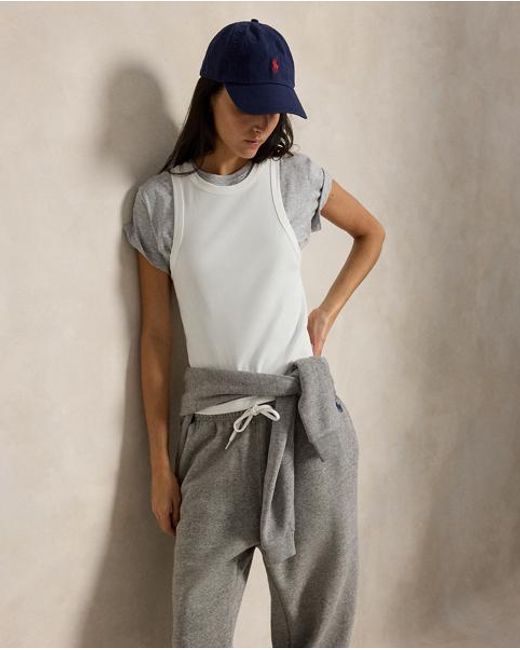 Polo Ralph Lauren Gray Classic Shrunken Fit Jersey T-Shirt