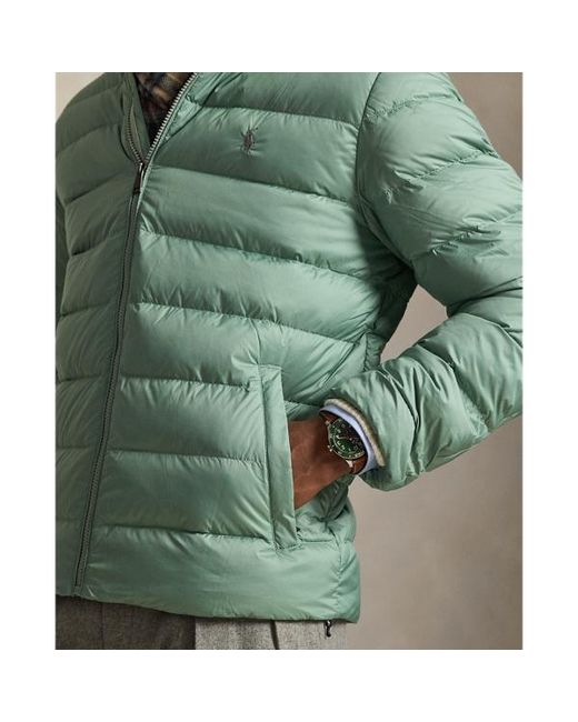 Ralph Lauren Green The Colden Packable Down Jacket for men