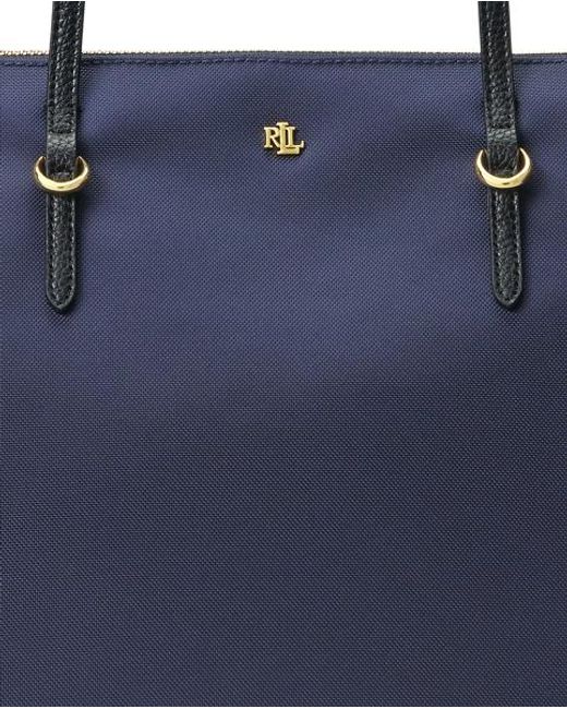 Ralph Lauren Black Nylon Large Keaton Tote Bag