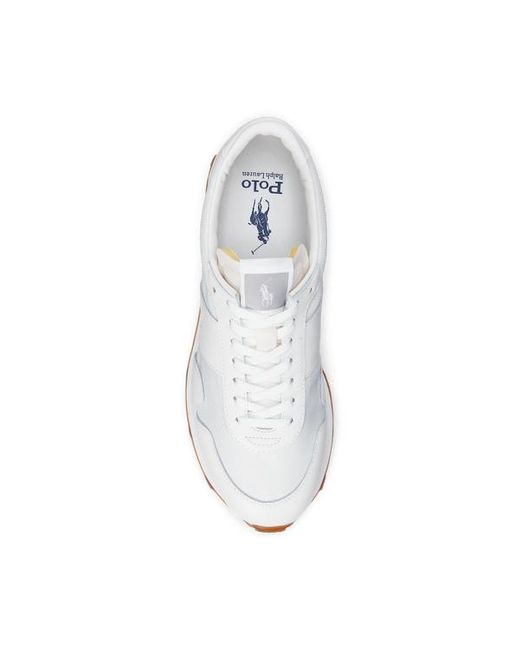 Sneaker Trail 125 in rete e pelle di Ralph Lauren in White