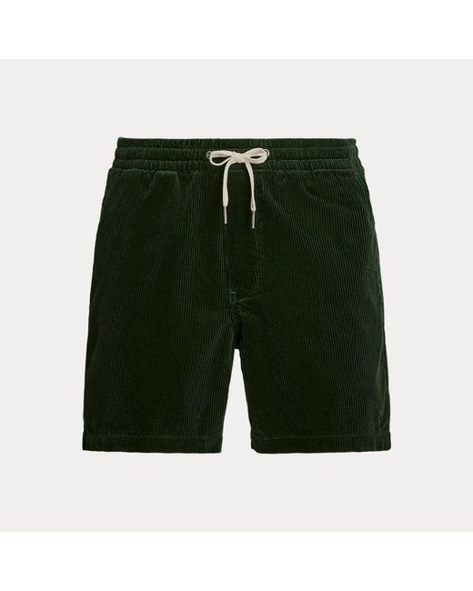 Polo Ralph Lauren Green 15 Cm Polo Prepster Corduroy Short for men