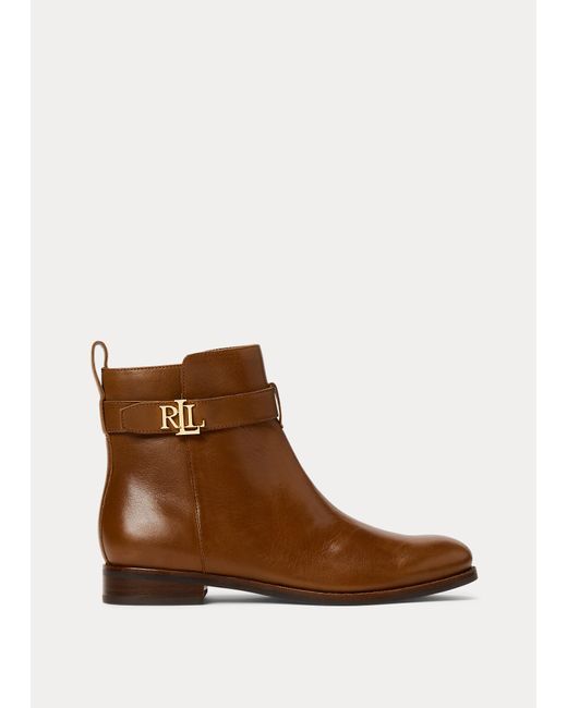 ralph lauren arianne leather bootie