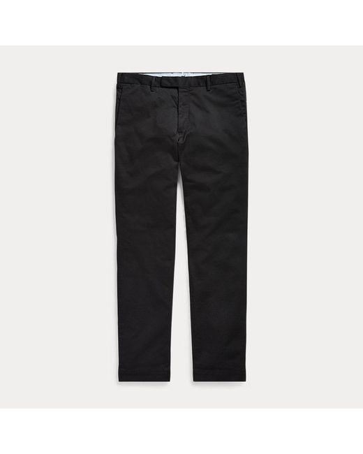 Polo Ralph Lauren Stretch Slim Fit Chino Trouser in Black for Men Lyst UK