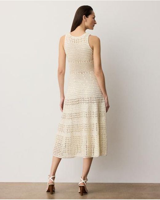 Ralph Lauren Natural Solanna Cotton Jumper Day Dress