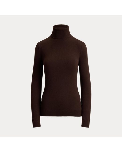 Ralph Lauren Black Roll Neck Jumper