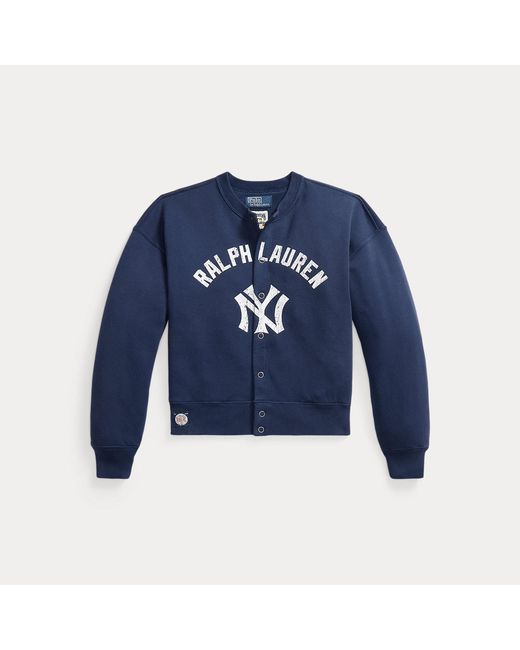 Polo Ralph Lauren Blue Polo Ralph Lauren Lauren Yankees Cardigan