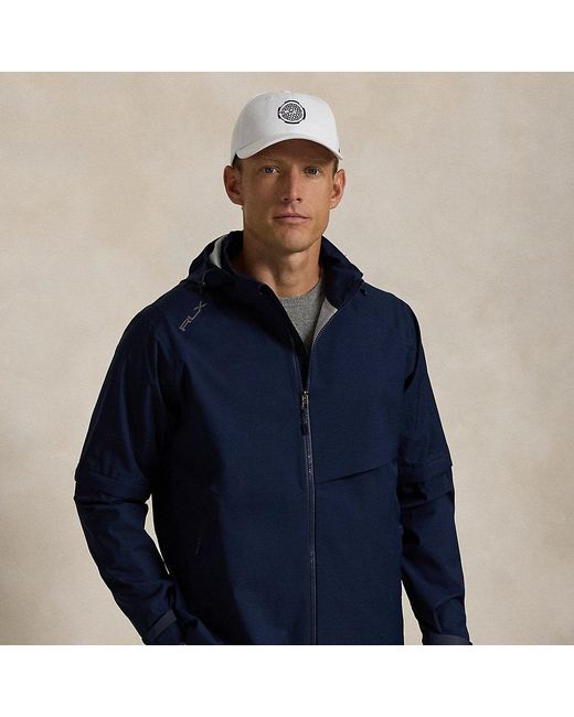 Ralph Lauren Blue Convertible Hooded Jacket for men