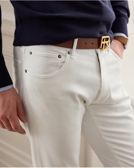 Ralph Lauren Multicolor Slim Fit Stretch Twill Pant for men