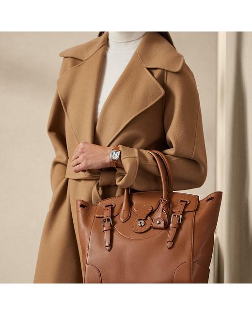 Ralph Lauren Brown Ralph Lauren Calfskin Soft Ricky 33