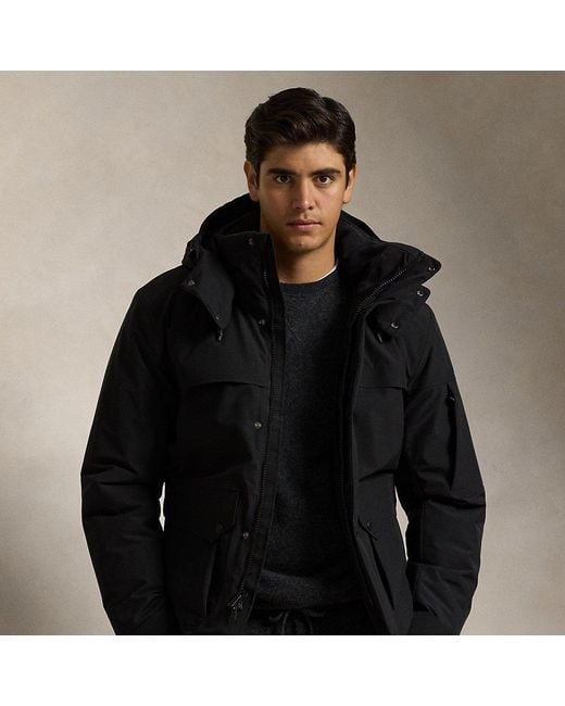 Polo Ralph Lauren Black Russell Hooded Jacket for men