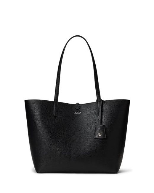 Bolso Tote Grande Reversible Ralph Lauren de color Black