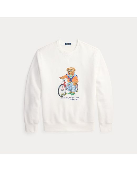 Polo Ralph Lauren Gray Polo Bear Fleece Sweatshirt for men