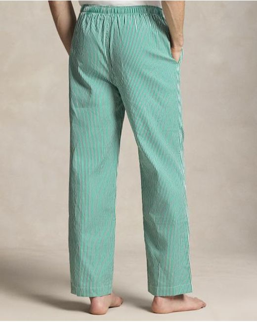 Pantalon De Pyjama Polo Bear Coton Rayé Polo Ralph Lauren pour homme en coloris Green