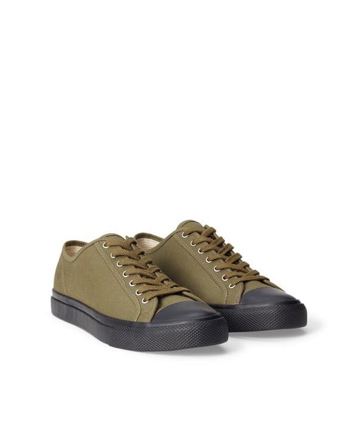 RRL Green Canvas Trainer for men