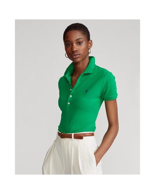 Polo Ralph Lauren Green Slim Fit Stretch Polo Shirt