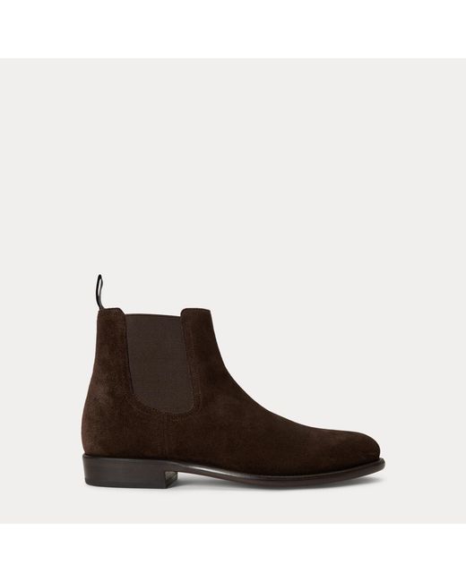 Polo Ralph Lauren Brown Owen Suede Chelsea Boot for men